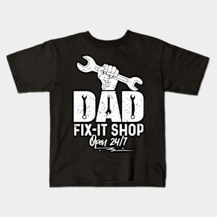 Dad Fix-it Shop Kids T-Shirt